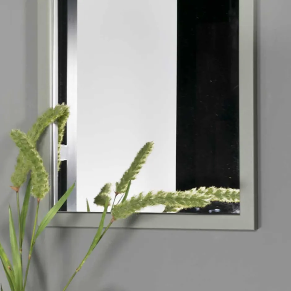 Rechteckiger Flur Spiegel in Graugrün - Monterrey^Wohnen Outlet