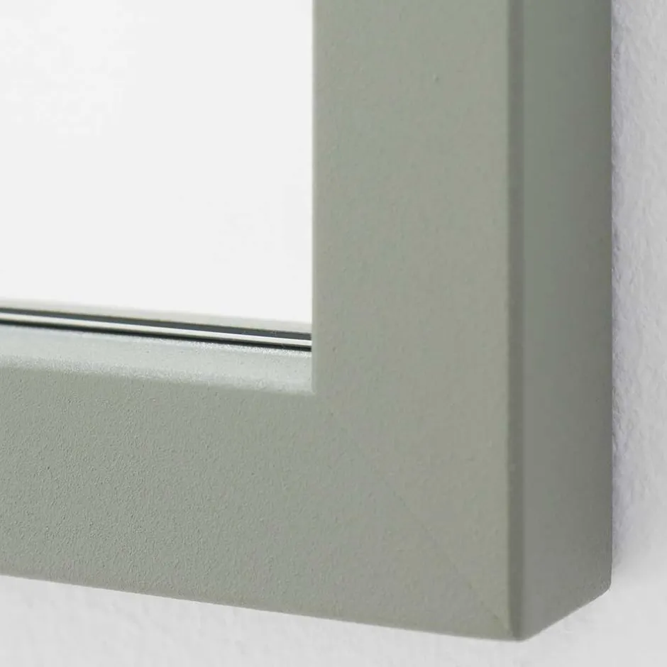 Rechteckiger Flur Spiegel in Graugrün - Monterrey^Wohnen Outlet