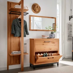 Rechteckiger Spiegel mit Massivholz Rahmen - Dimphi^Wohnen Hot