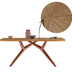 Wohnen Recyclingholz Esstisch aus Teak - Ereventas