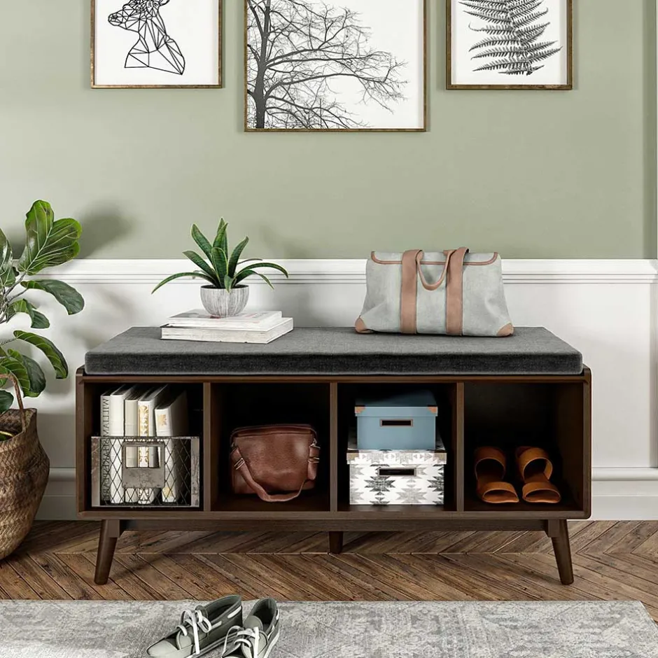 Wohnen Regal Bank mit vier Fächern - Despelin