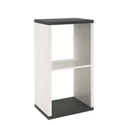 Wohnen Regal Baptus in Weiß Grau