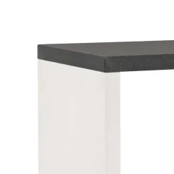 Wohnen Regal Baptus in Weiß Grau