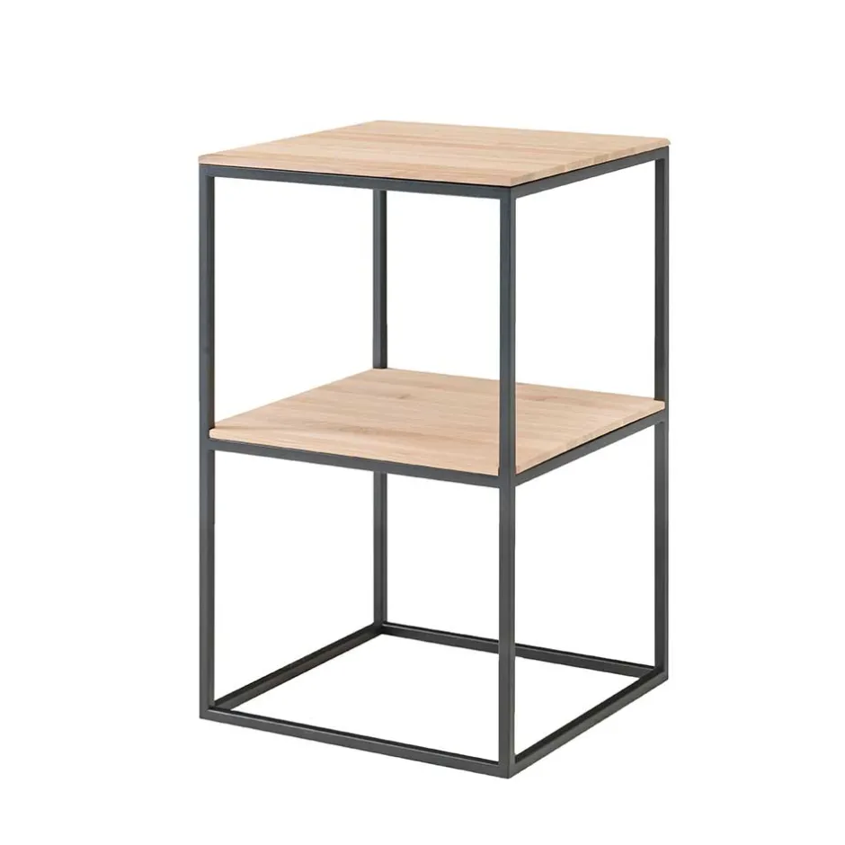 Regal Beistelltisch aus heller Eiche - Biskaia^Wohnen