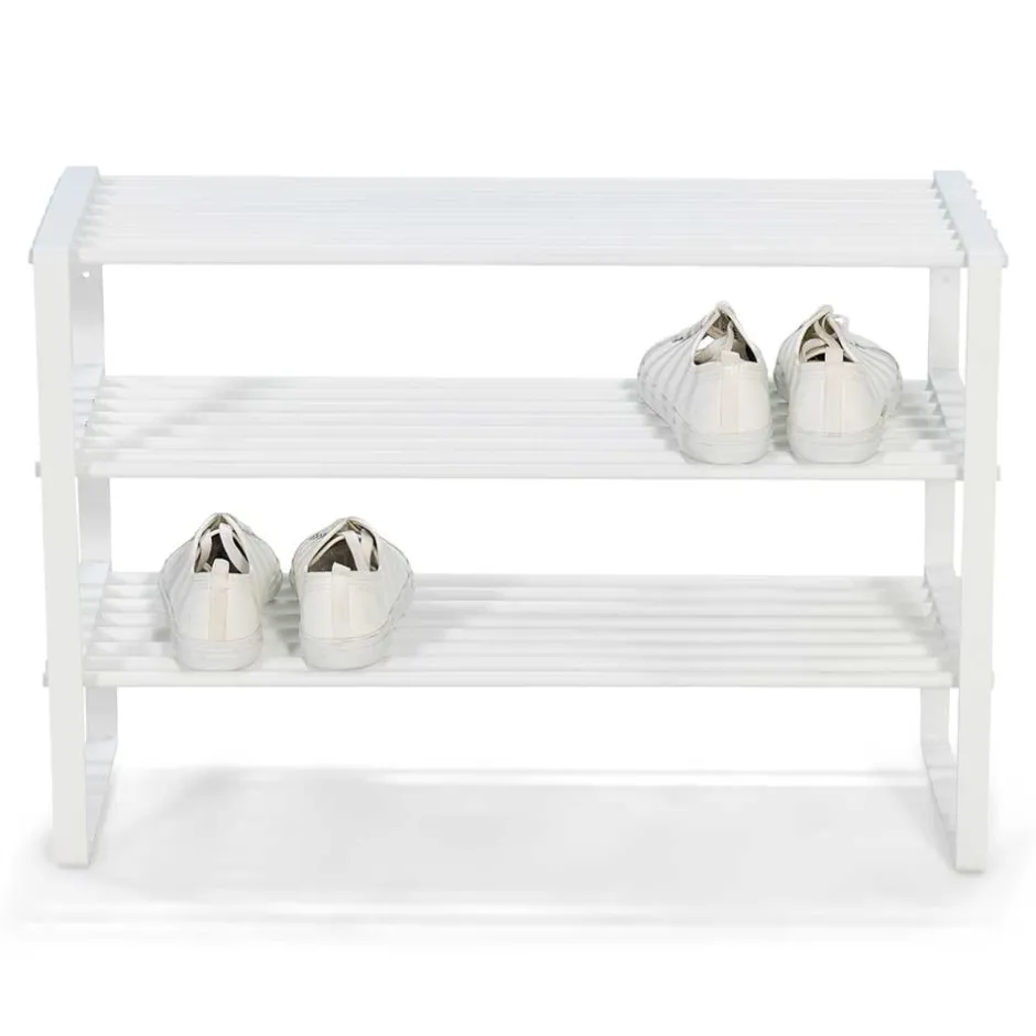 Wohnen Regal für Schuhe aus weißem Stahl - Torosma
