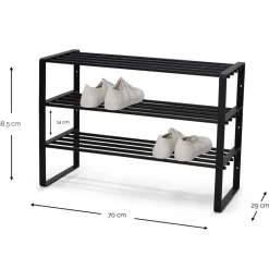 Wohnen Regal für Schuhe aus weißem Stahl - Torosma