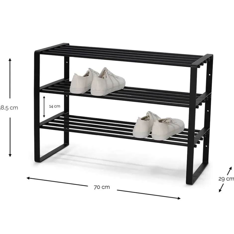 Wohnen Regal für Schuhe aus weißem Stahl - Torosma
