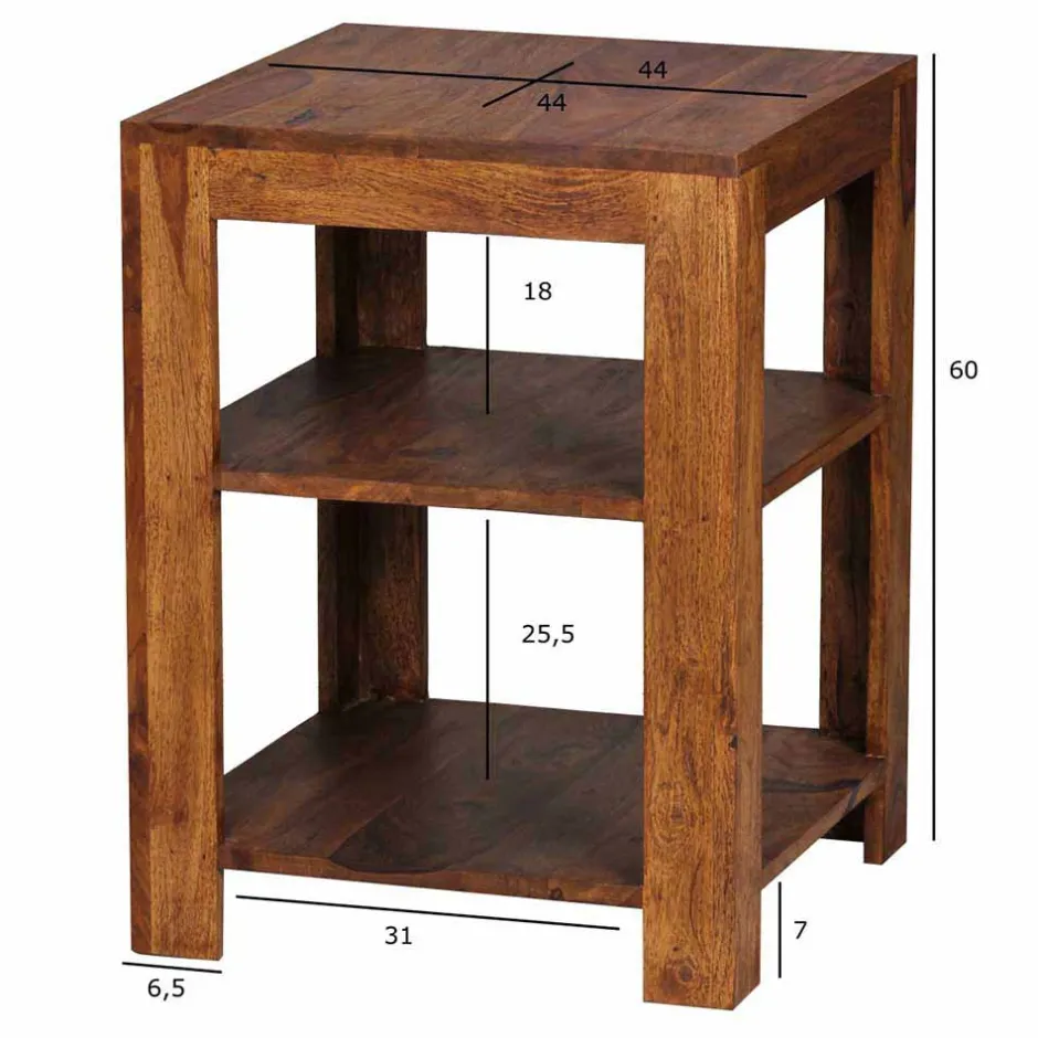 Regal Hoslo mit drei Ablageflächen^Wohnen Hot