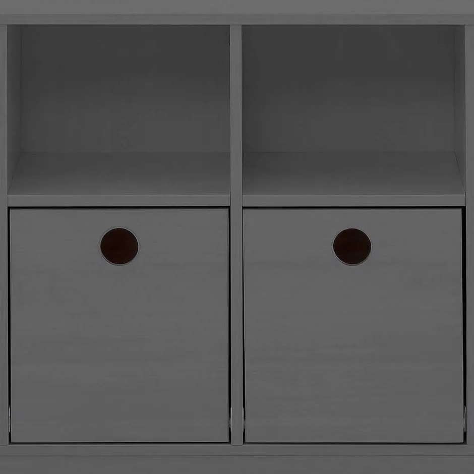 Regal mit 4 Fächern und 4 Boxen - Buleta^Wohnen Outlet