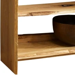 Regal mit Baumkante aus Eiche Massivholz - Avidora^Wohnen Best