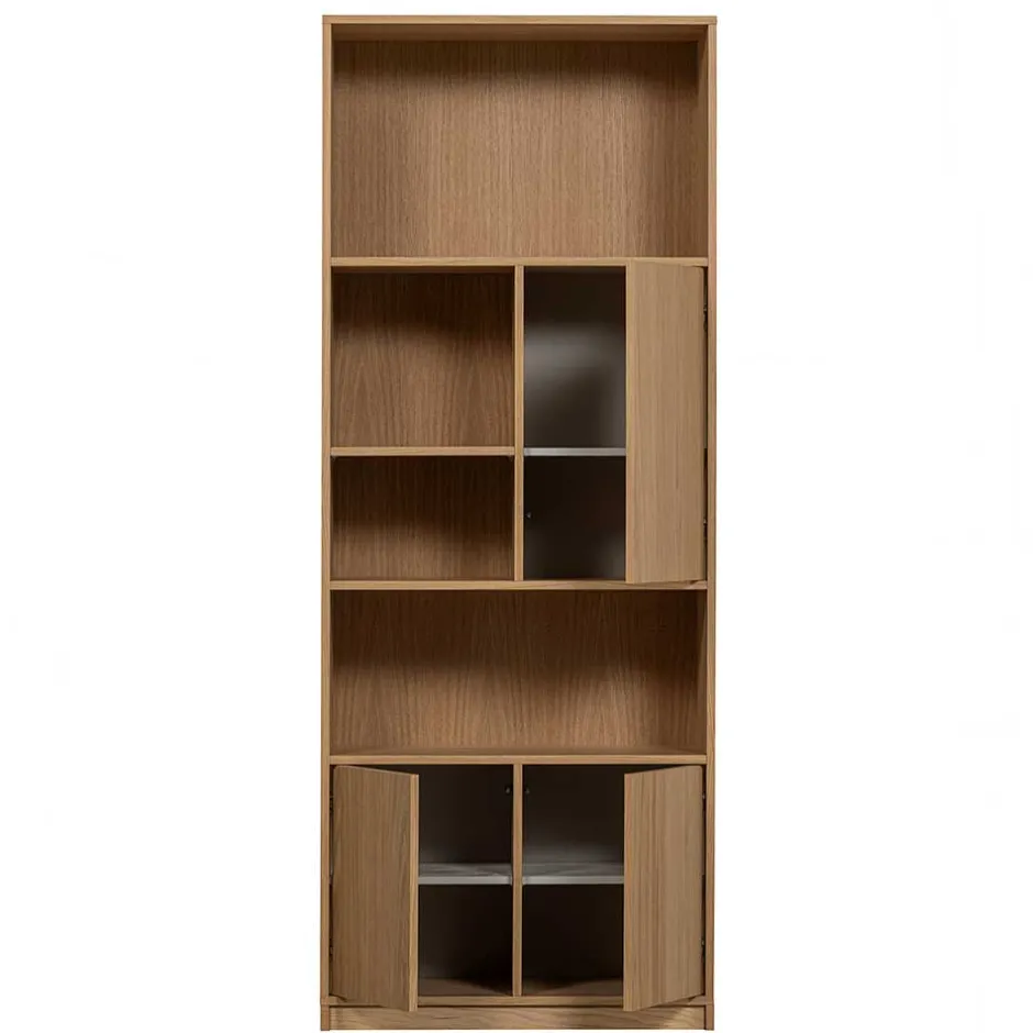 Regal mit vier Fächern und drei Türen - Ewana^Wohnen New