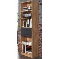 Regal mit zwei Schubladen & fünf Fächern - Uletria^Wohnen Discount