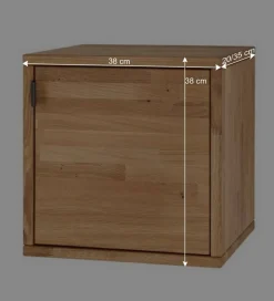 Regalwürfel mit Tür in zwei Tiefen - Iljona^Wohnen Discount