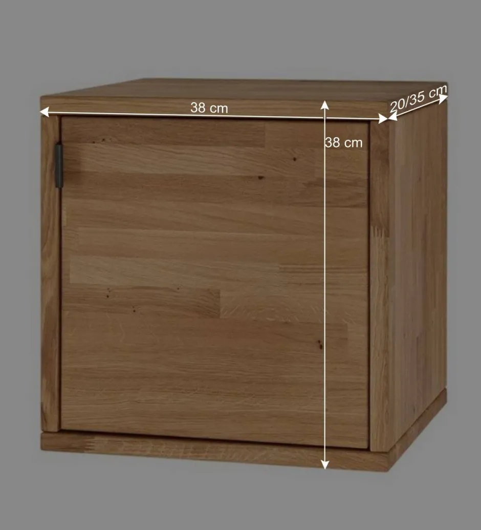 Regalwürfel mit Tür in zwei Tiefen - Iljona^Wohnen Discount