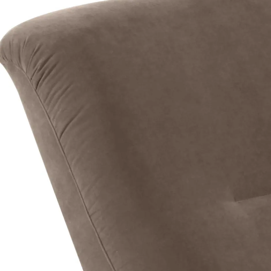 Relaxsessel in Beigegrau und Nussbaum - Kilazu^Wohnen Clearance