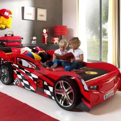 Rennwagenbett Station in Rot^Wohnen Best