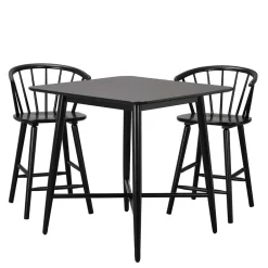 Wohnen Retro Bartisch & Barstühle - Mectilda (dreiteilig)