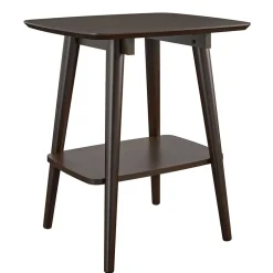 Wohnen Retro Beistelltisch in Walnuss Optik - Despelin