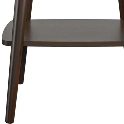 Wohnen Retro Beistelltisch in Walnuss Optik - Despelin