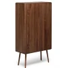 Wohnen Retro Chic Highboard aus Nussbaum - Rivossa
