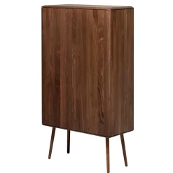 Wohnen Retro Chic Highboard aus Nussbaum - Rivossa