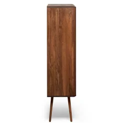 Wohnen Retro Chic Highboard aus Nussbaum - Rivossa