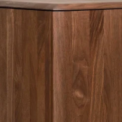 Wohnen Retro Chic Highboard aus Nussbaum - Rivossa