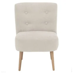 Retro Cocktailsessel in Beige und Buche - Cranzo^Wohnen Hot