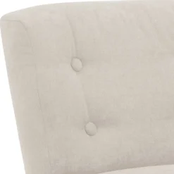 Retro Cocktailsessel in Beige und Buche - Cranzo^Wohnen Hot