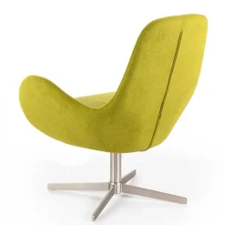 Wohnen Retro Design Drehsessel in Hellgrün - Soraso