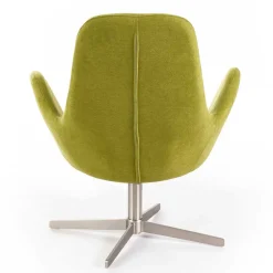 Wohnen Retro Design Drehsessel in Hellgrün - Soraso