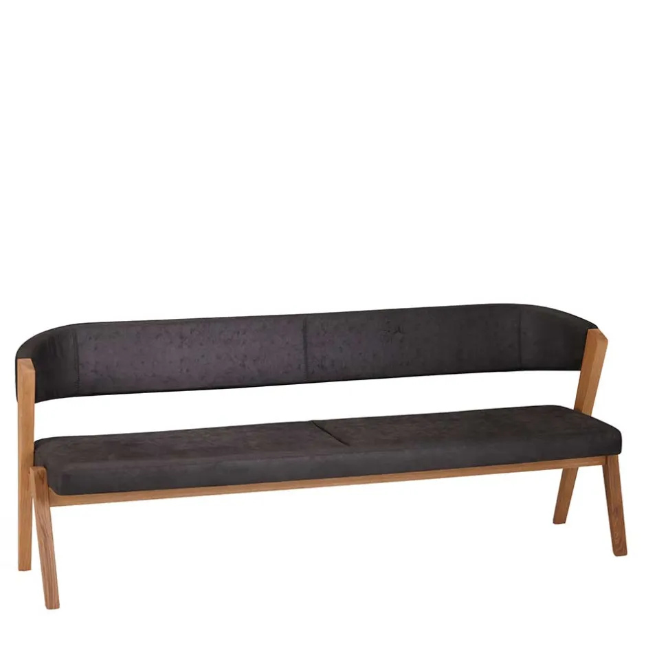 Wohnen Retro Design Esstischbank mit Rückenlehne - Ovenciana