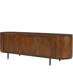 Retro Design Lowboard aus Mangoholz - Galadira^Wohnen