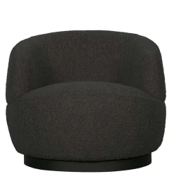 Wohnen Retro Design Sessel aus Boucle Stoff - Fronco