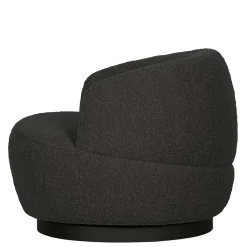 Wohnen Retro Design Sessel aus Boucle Stoff - Fronco