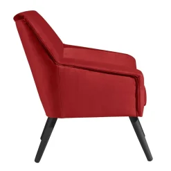 Retro Designsessel in Ziegelrot Samtvelours - Nina^Wohnen Sale