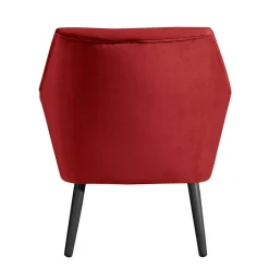 Retro Designsessel in Ziegelrot Samtvelours - Nina^Wohnen Sale