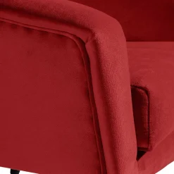 Retro Designsessel in Ziegelrot Samtvelours - Nina^Wohnen Sale