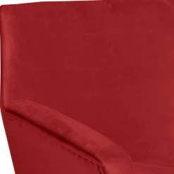 Retro Designsessel in Ziegelrot Samtvelours - Nina^Wohnen Sale