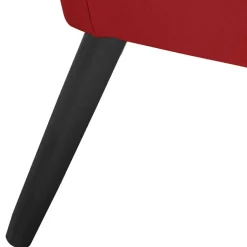 Retro Designsessel in Ziegelrot Samtvelours - Nina^Wohnen Sale