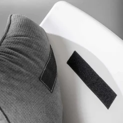 Wohnen Retro Lounge-Sessel in Dunkelgrau - Vibulam (2er Set)