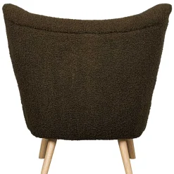 Wohnen Retro Plüschsessel in Dunkelgrün - Vakuum