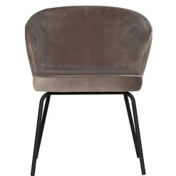 Retro Polsterstühle in Khaki Samt - Ashley (2er Set)^Wohnen Hot