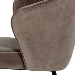 Retro Polsterstühle in Khaki Samt - Ashley (2er Set)^Wohnen Hot