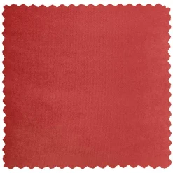 Wohnen Retro Samtsessel in Rot & Schwarz - Dumarkus