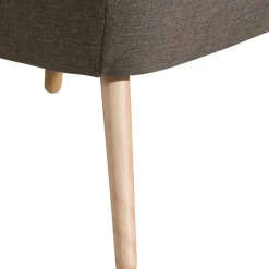 Retro Sessel in Beigegrau Stoff - Florida^Wohnen Clearance