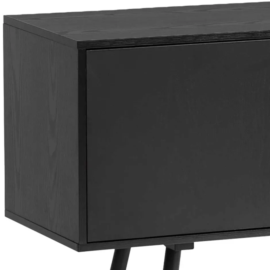 Retro Sideboard in Schwarz - Flair^Wohnen Clearance