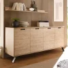 Wohnen Retro Sideboard Rodonda in Eiche