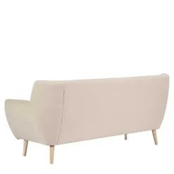 Wohnen Retro Style Sofa in Beige mit Natur - Paulo