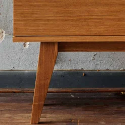 Wohnen Retro Vitrine in Eichefarben - Number